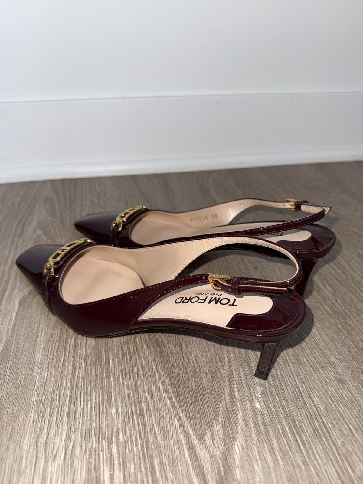 Tom Ford Tom Ford Patent Whitney Kitten Heels Size US 8 / IT 38 - 3 Thumbnail