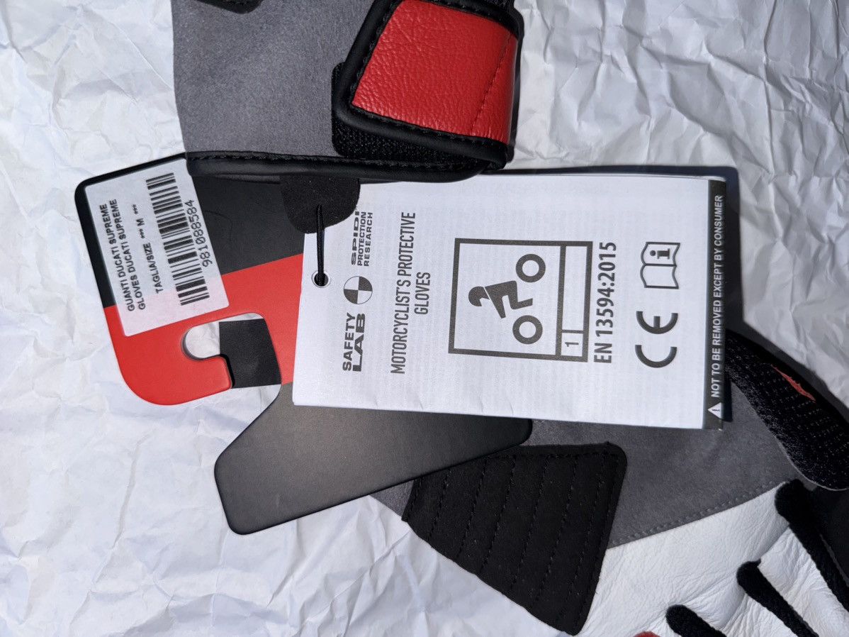 Ducati × Supreme Supreme Ducati C1 Leather Gloves Size ONE SIZE - 3 Thumbnail