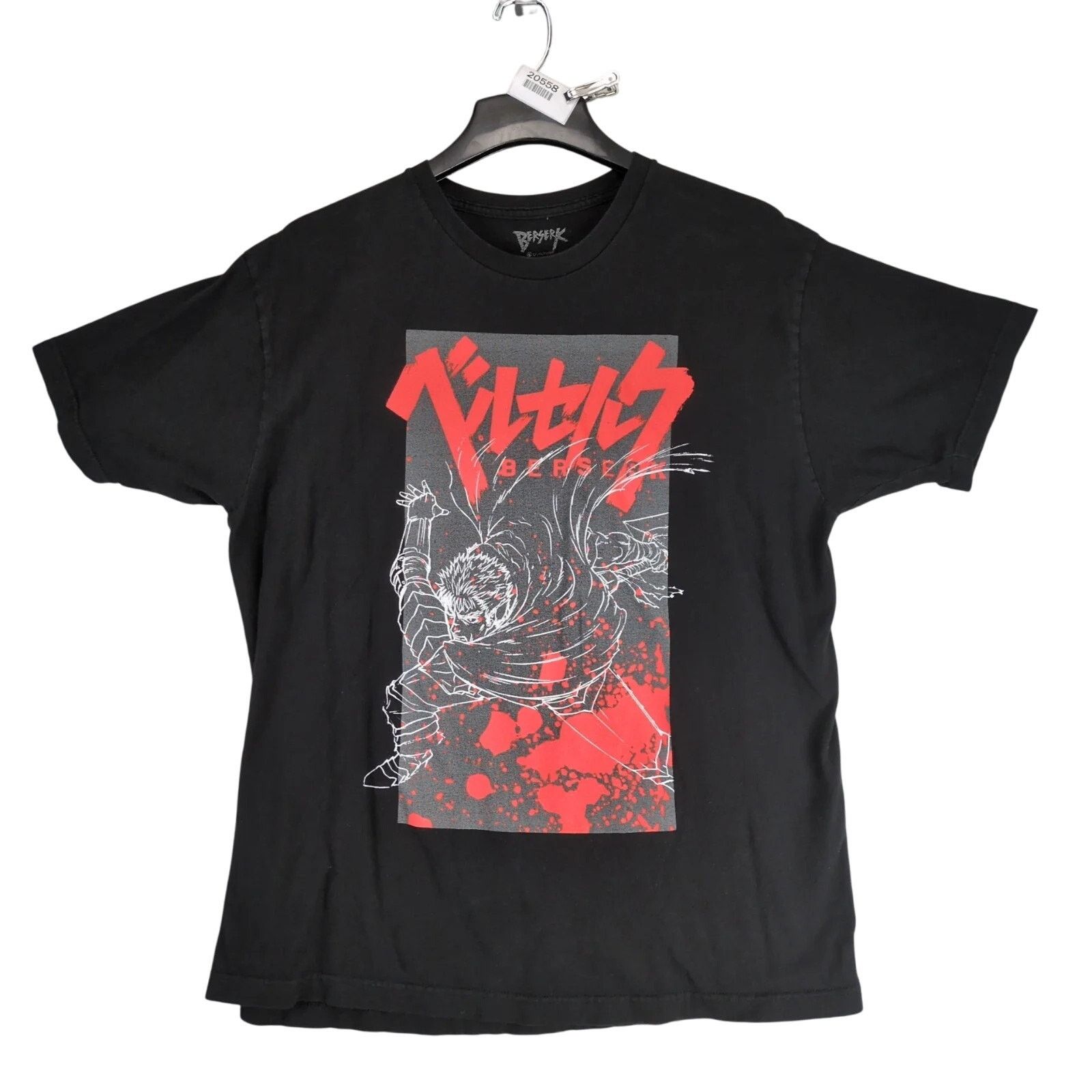 Other Berserk Anime Men's XL T-Shirt Black Swordsman Guts Manga Size US XL / EU 56 / 4 - 1 Thumbnail
