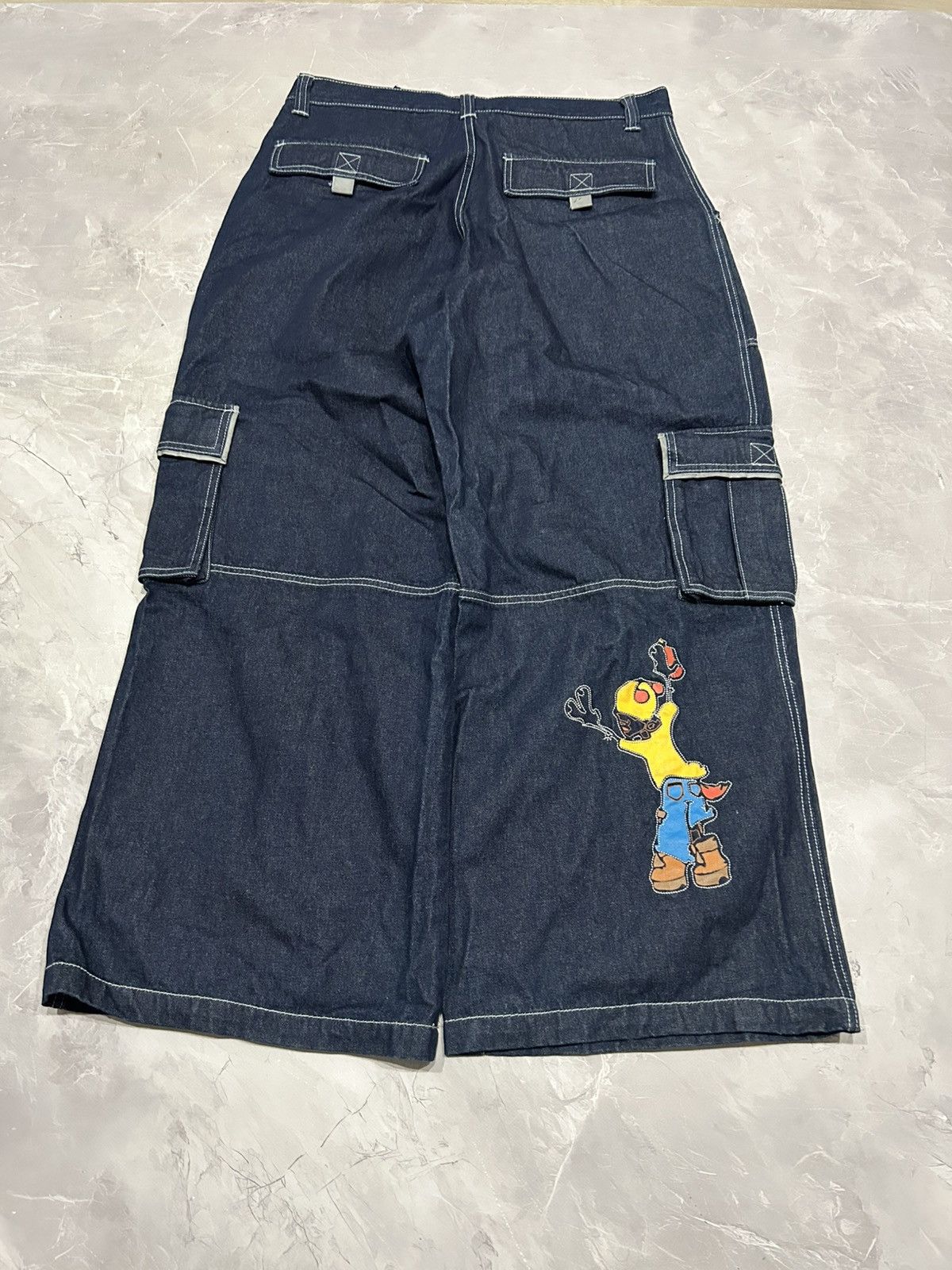 Hysteric Glamour Vintage Rare Macgear Rap Baggy Cargo Denim jeans Size US 38 / EU 54 - 3 Thumbnail