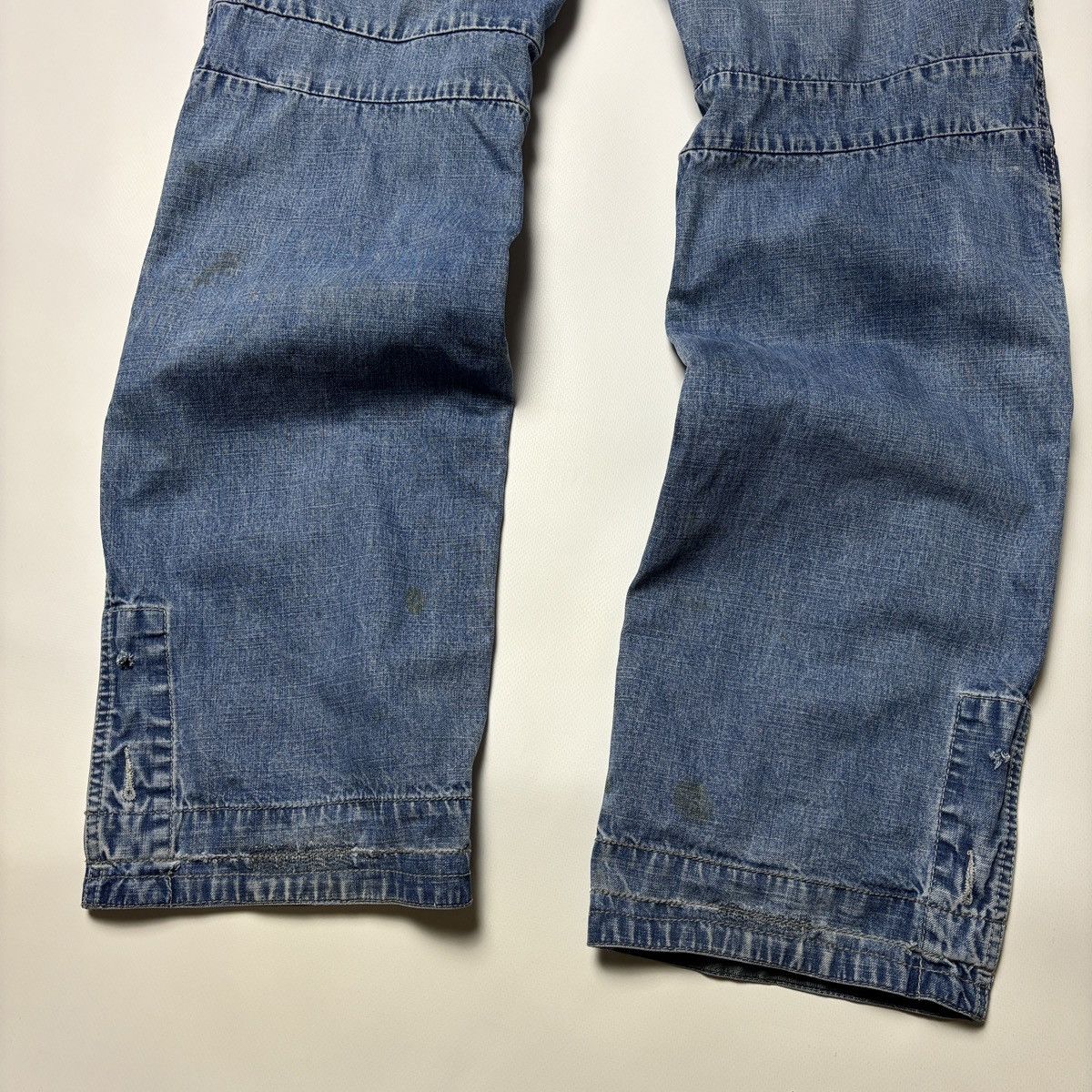 Diesel × If Six Was Nine × Japanese Brand DIESEL VINTAGE GRUNGE KNEE DISTRESSED JEANS Y2K AVANTGARDE Size US 27 - 3 Thumbnail