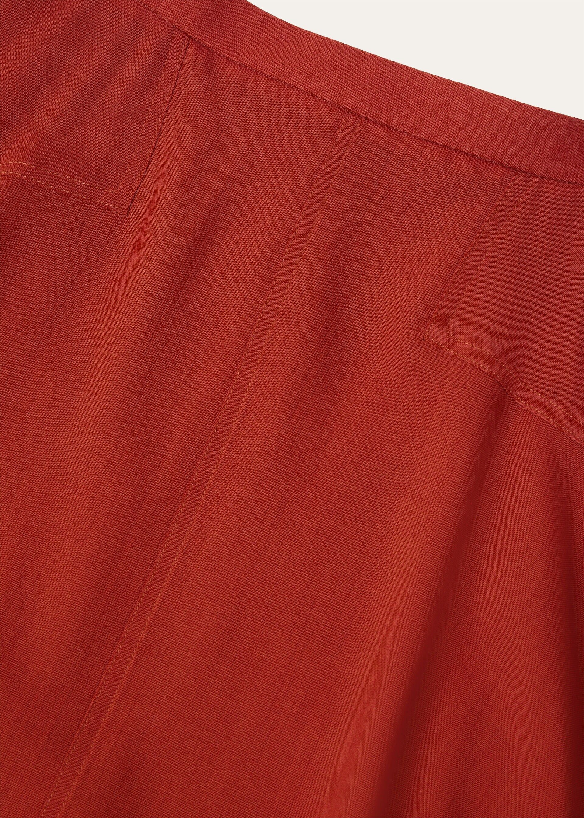 Loro Piana os11x0426 FAN7058 Flavia Skirt in Dry Roses Size 28" / US 6 / IT 42 - 7 Thumbnail