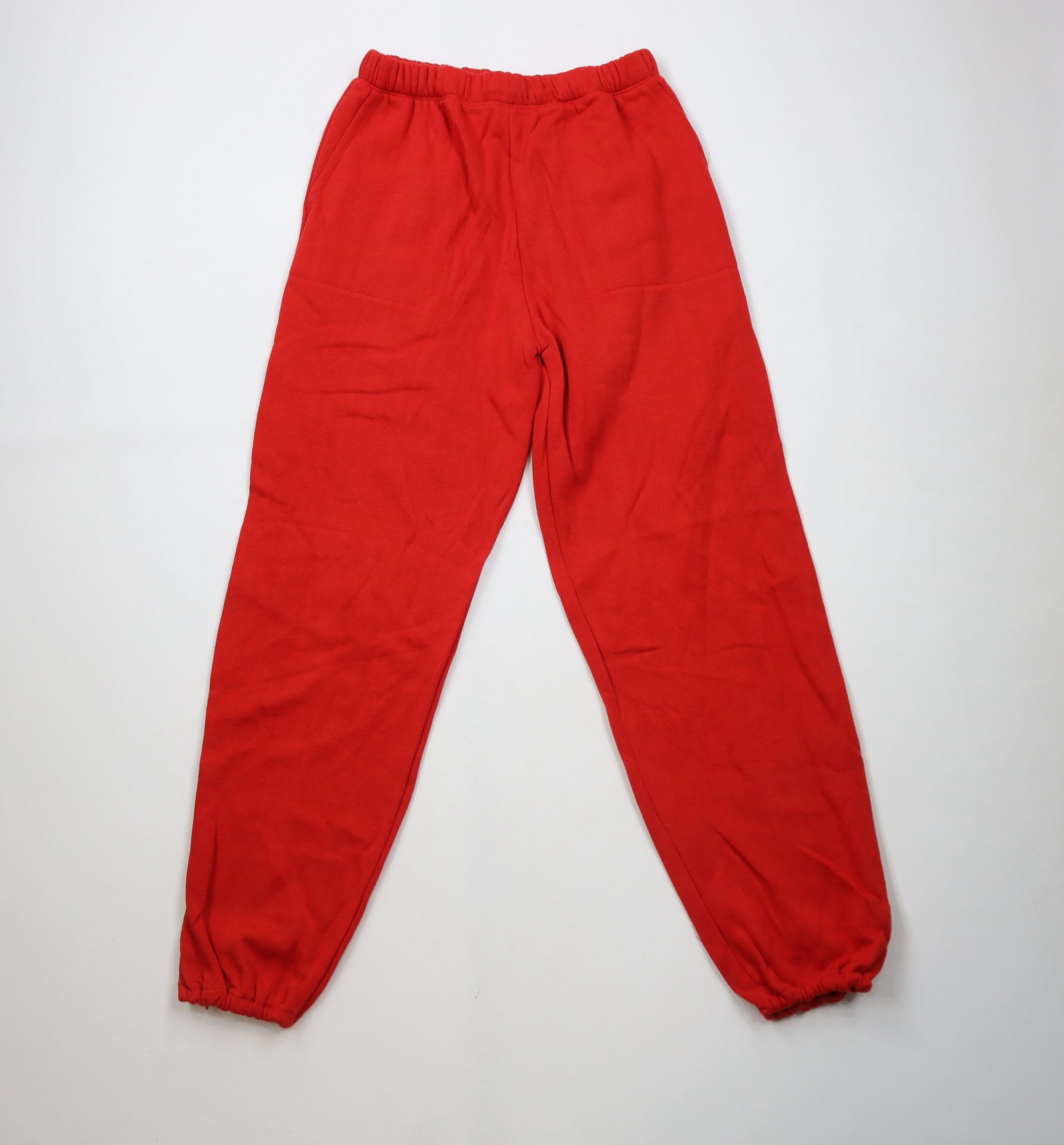 Vintage Deadstock Vintage 90s Streetwear Sweatpants Joggers Red USA Size US 38 / EU 54 - 1 Thumbnail