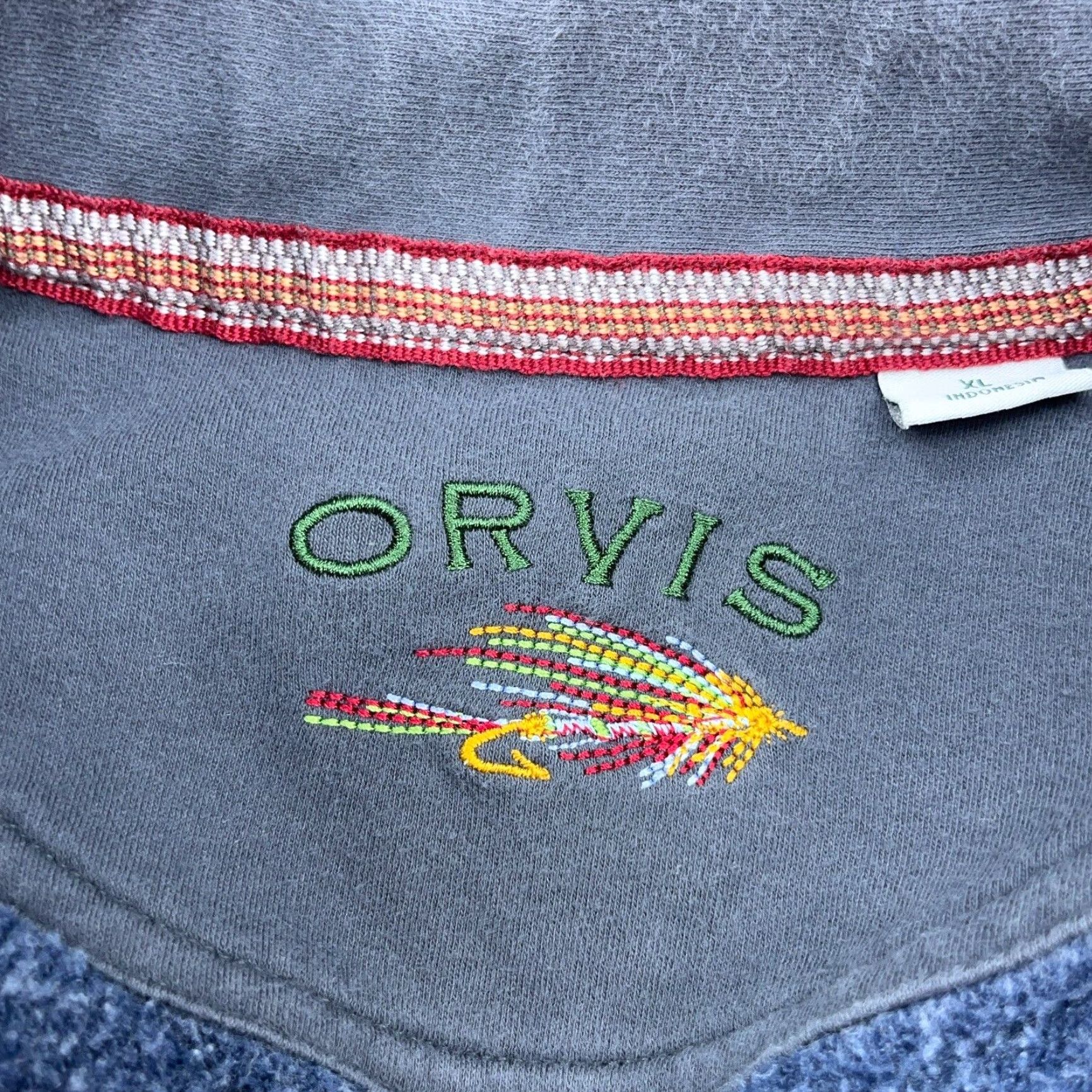 Orvis Orvis Sweater Men XL Blue Pullover 1/4 Zip Knit Crewneck Zipper Embroidered Logo Classic Preppy American Modern Size US XL / EU 56 / 4 - 6 Thumbnail