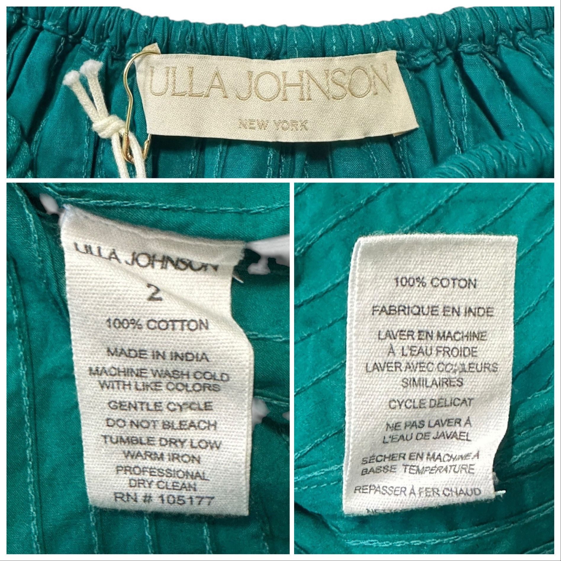 Ulla Johnson Ulla Johnson Concetta Cotton Blouse, Size 2, New with tag Size XS / US 0-2 / IT 36-38 - 4 Thumbnail