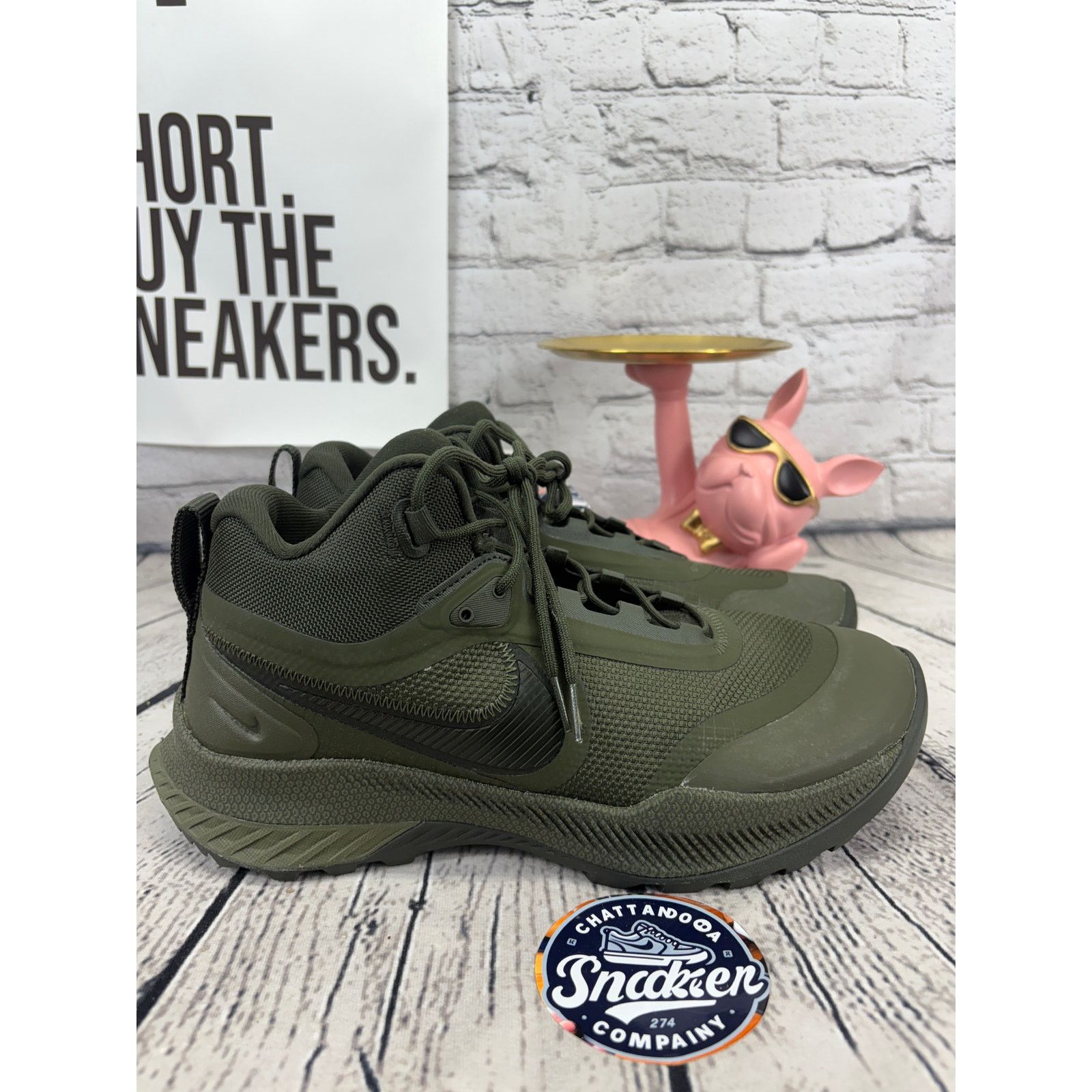 Nike Nike React SFB Carbon Mid Mens 11.5 Green Outdoor Shoes Size US 11.5 / EU 44-45 - 5 Thumbnail