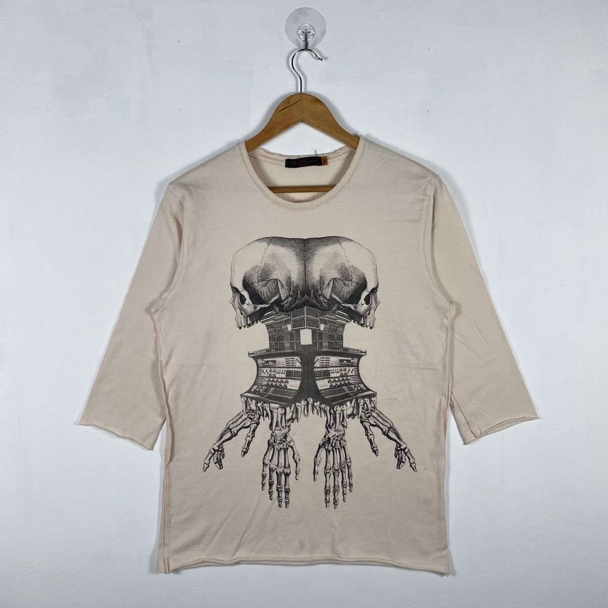 Undercover × Vintage UNDERCOVERISM FOR REBELS Scab Skull Tee Shirt Jun Takahashi Size US M / EU 48-50 / 2 - 2 Thumbnail