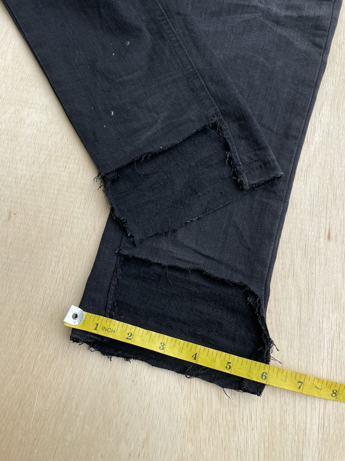 14th Addiction × 20471120 × Japanese Brand Brush Real Skull Distressed Pants Size US 31 - 13 Thumbnail