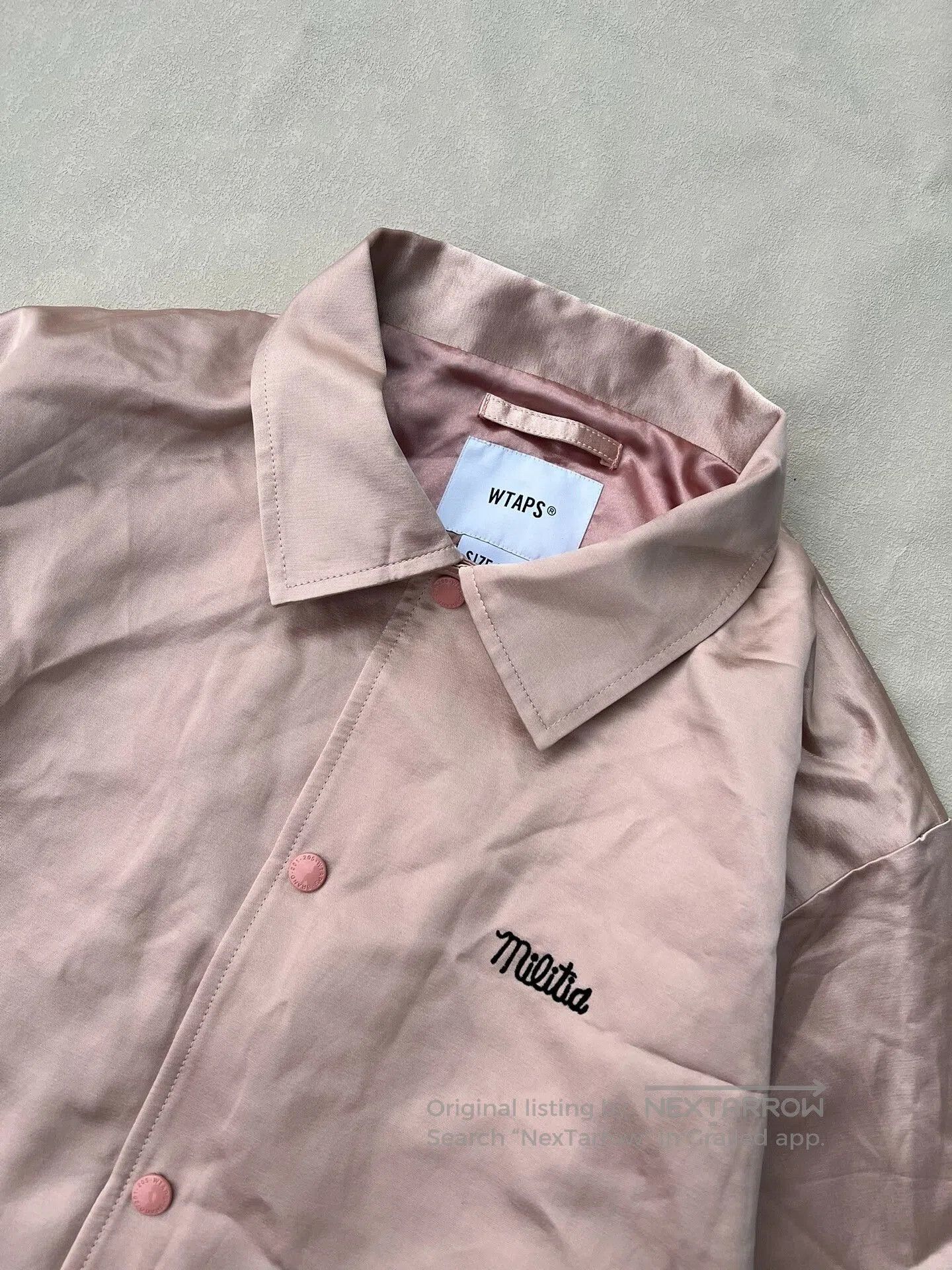 Wtaps WTAPS GREASERS SATIN CASUAL JACKET. Size US XL / EU 56 / 4 - 4 Thumbnail