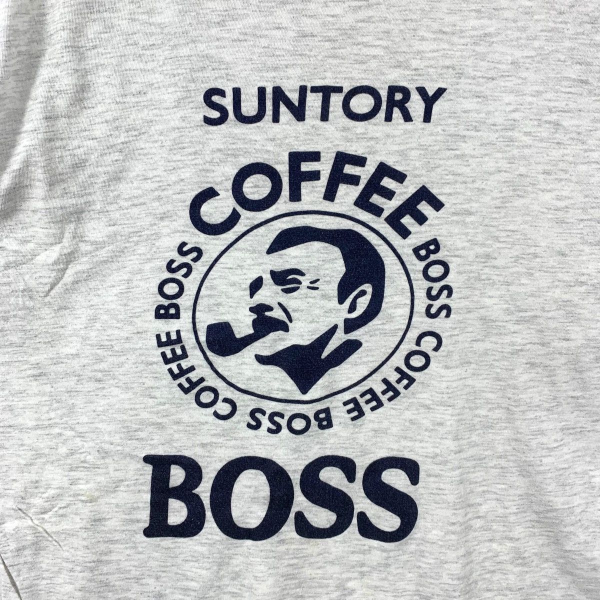Vintage Vintage BOSS COFFEE SUNTORY Original Design Tee Shirt Top Size US M / EU 48-50 / 2 - 3 Thumbnail