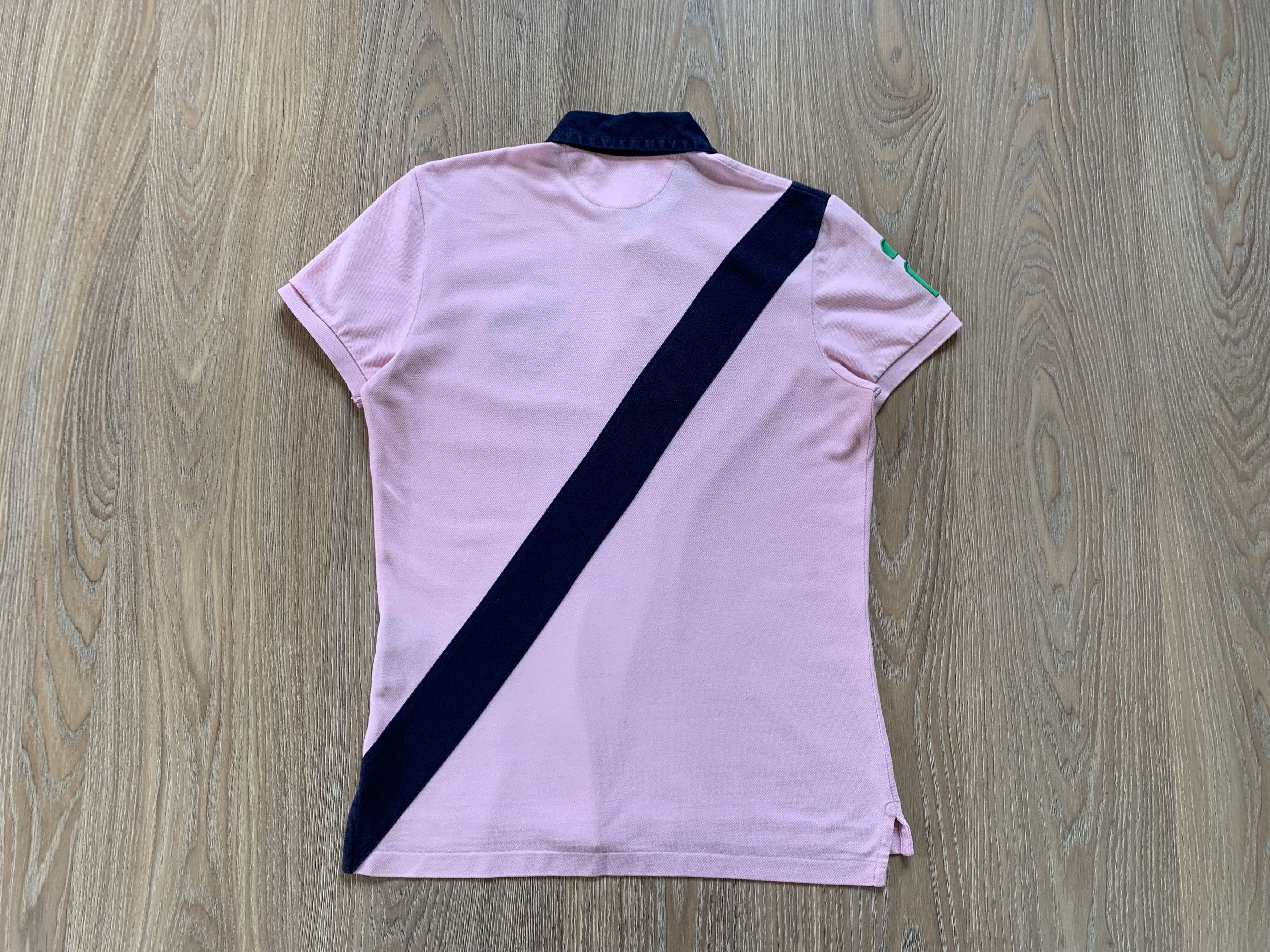 Polo Ralph Lauren × Ralph Lauren × Vintage Ralph Lauren Womens Vintage Skinny Polo T Shirt Size L / US 10 / IT 46 - 3 Thumbnail