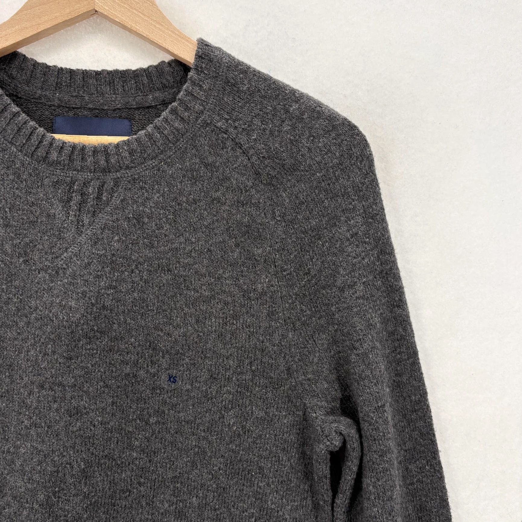 American Eagle Outfitters American Eagle Sweater Mens XS Gray Cotton Blend Crewneck Knit Pullover Casual Size US XS / EU 42 / 0 - 2 Thumbnail