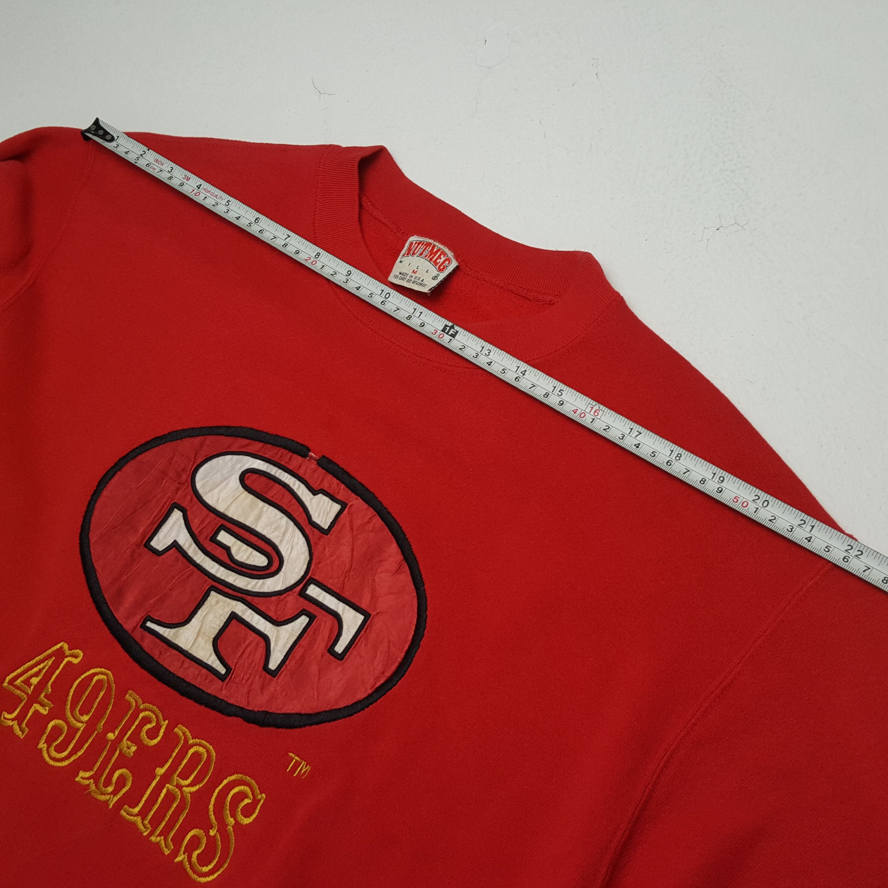 NFL × Nutmeg × Vintage NFL SAN FRANCISCO 49ERS Football Team Nutmeg Sweatshirt Size US M / EU 48-50 / 2 - 4 Thumbnail