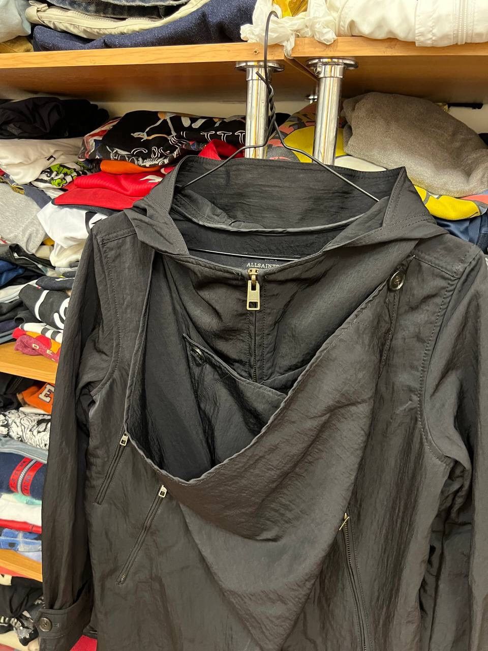Allsaints AllSaints Opium Black Abstract Design Avant Garde Y2K Jacket Size M / US 6-8 / IT 42-44 - 6 Thumbnail