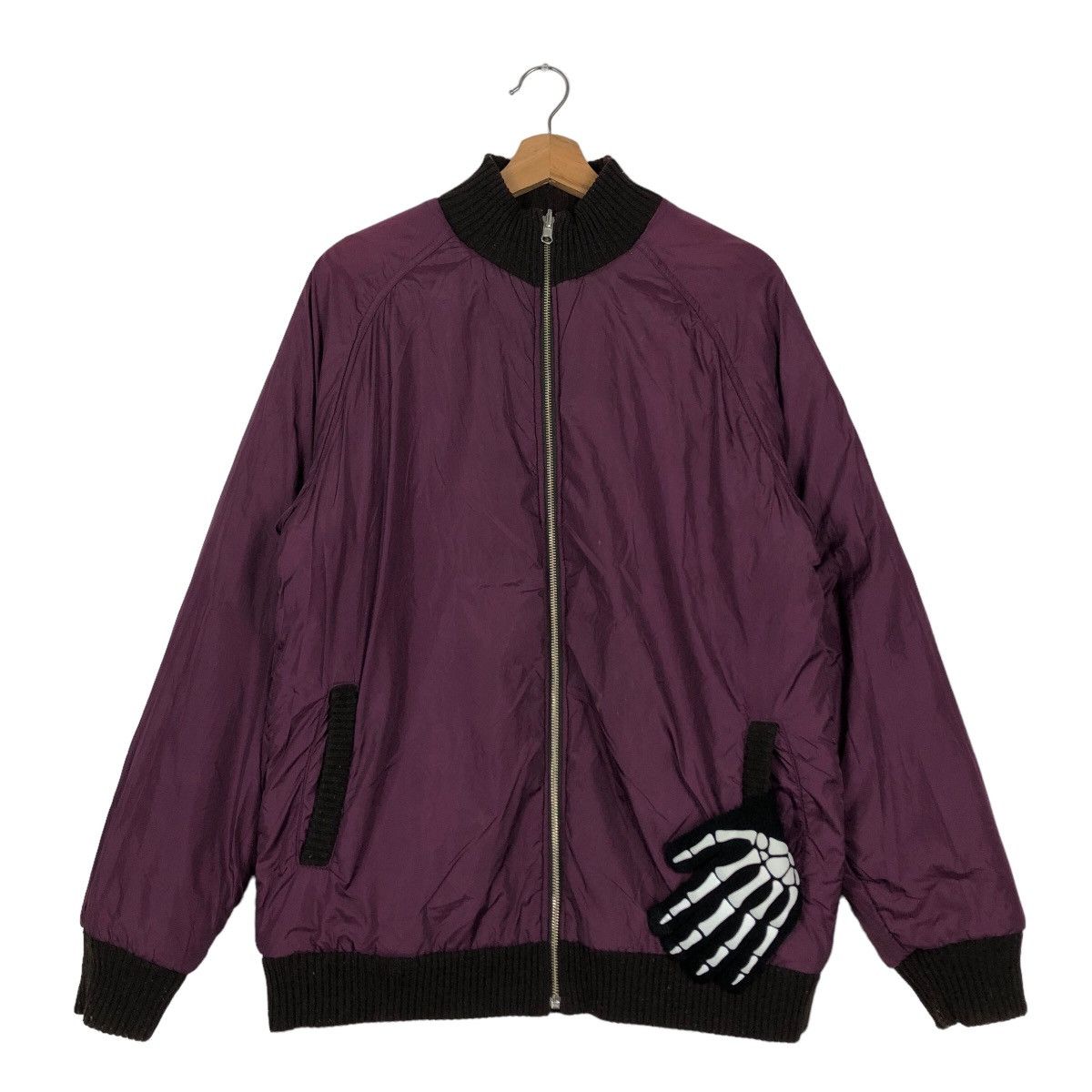 Japanese Brand 🔥Vintage Reversible Bomber Jacket Beams Japan Issey Miyake Size US L / EU 52-54 / 3 - 13 Thumbnail
