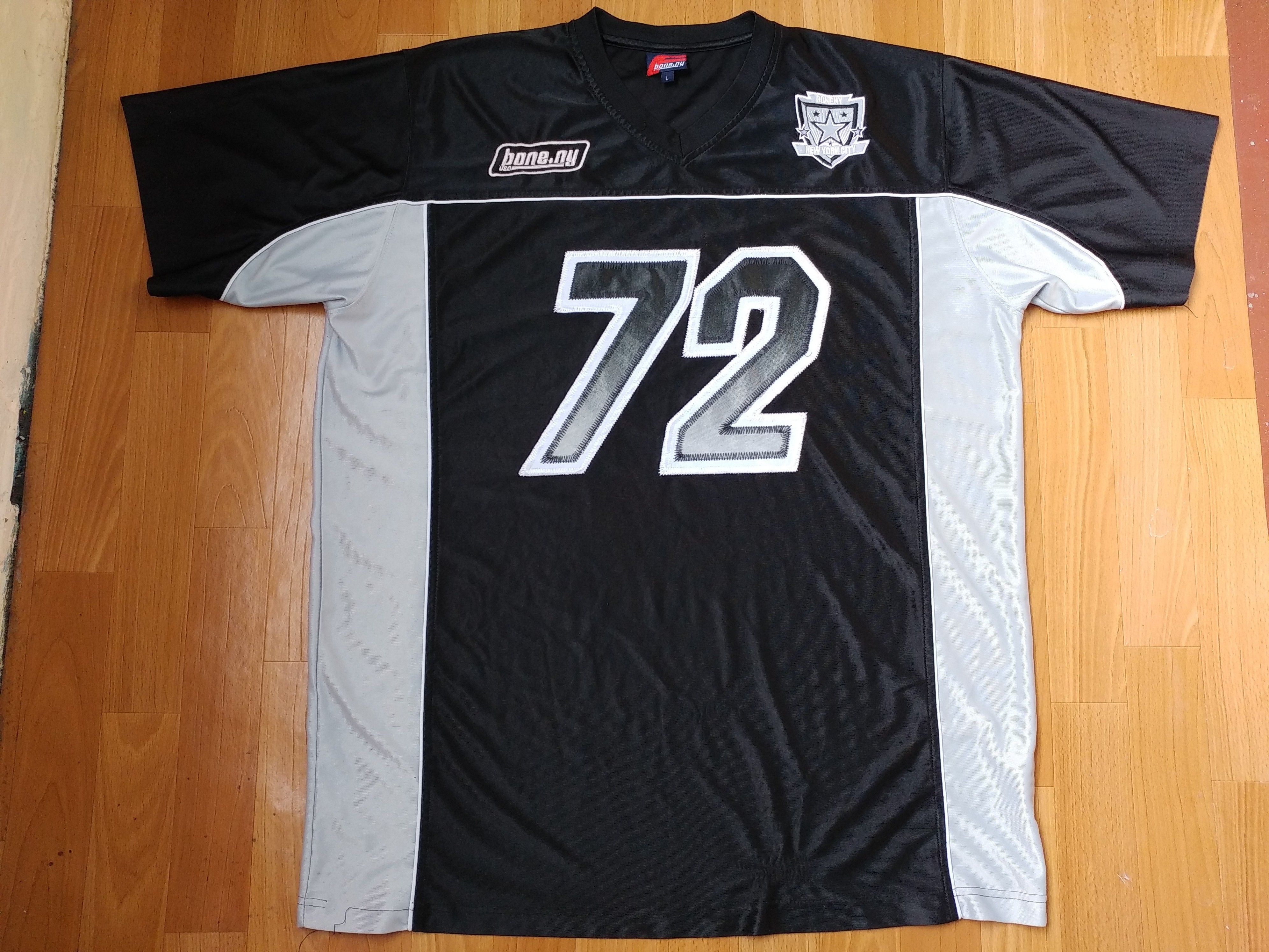 Vintage Bone NY jersey, vintage lowrider t-shirt 90s hip hop 1990s L Size US L / EU 52-54 / 3 - 1 Thumbnail