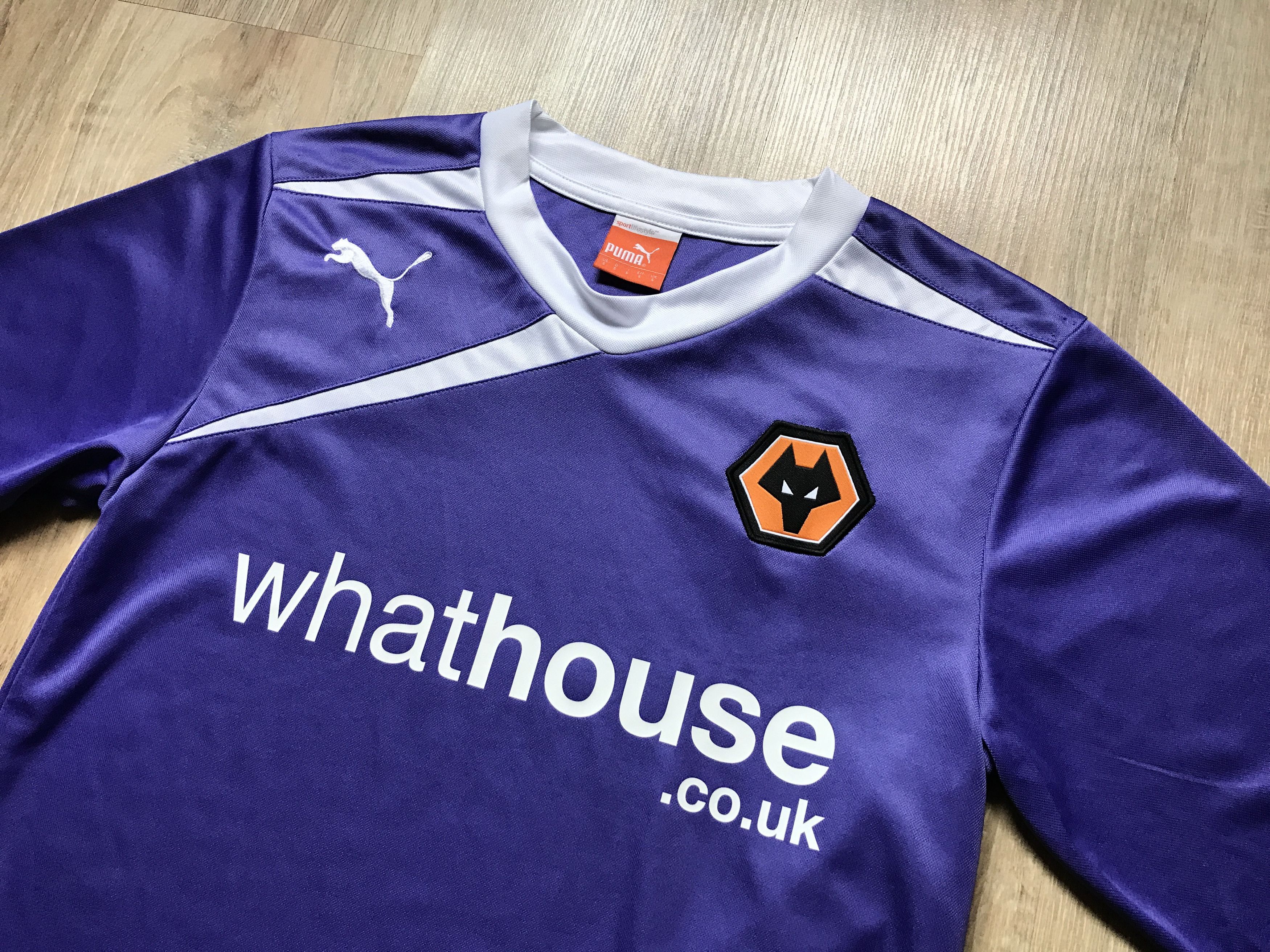 Puma Vintage Puma Wolves Away Shirt Size US S / EU 44-46 / 1 - 3 Thumbnail