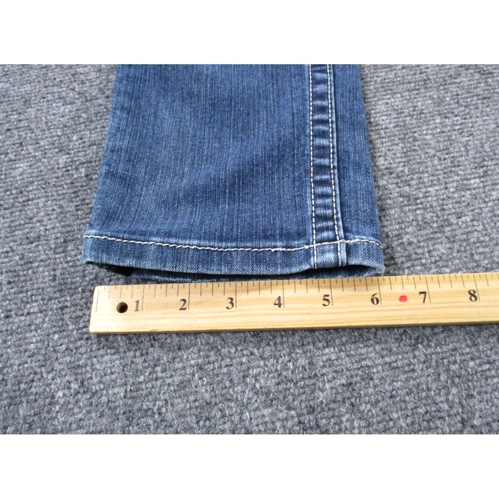 Miss Me Miss Me Jeans Womens Blue Denim Skinny Mid Rise Size 30 Stretch Faded Y2K Casual Size 30" / US 8 / IT 44 - 6 Thumbnail