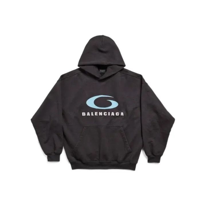 Balenciaga Balenciaga SS24 Logo Black Hoodie for Unisex Size US M / EU 48-50 / 2 - 1 Thumbnail