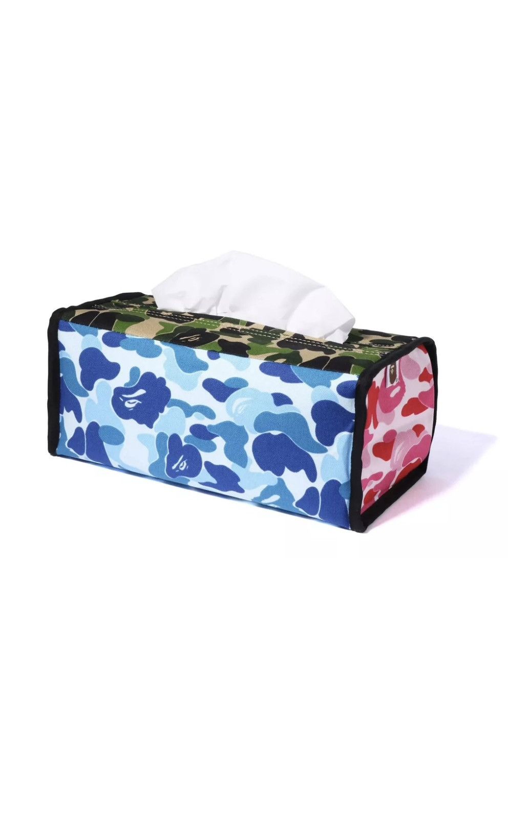 image of Bape A Bathing Ape Abc Mix Multi Color Camo Tissue Holder, Men's