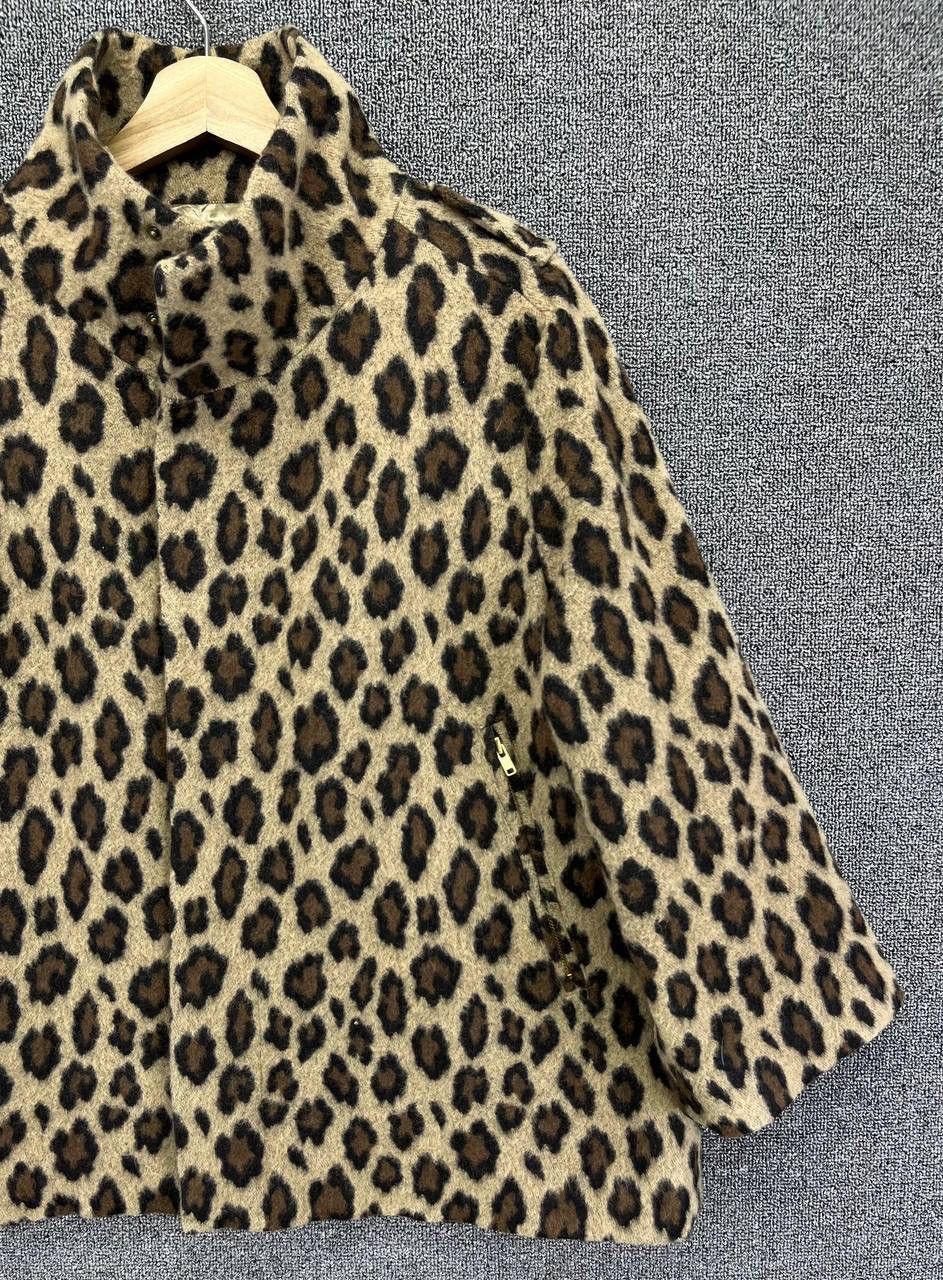 Japanese Brand Vintage Pinceau Leopard Style Wool Jacket Size M / US 6-8 / IT 42-44 - 4 Thumbnail