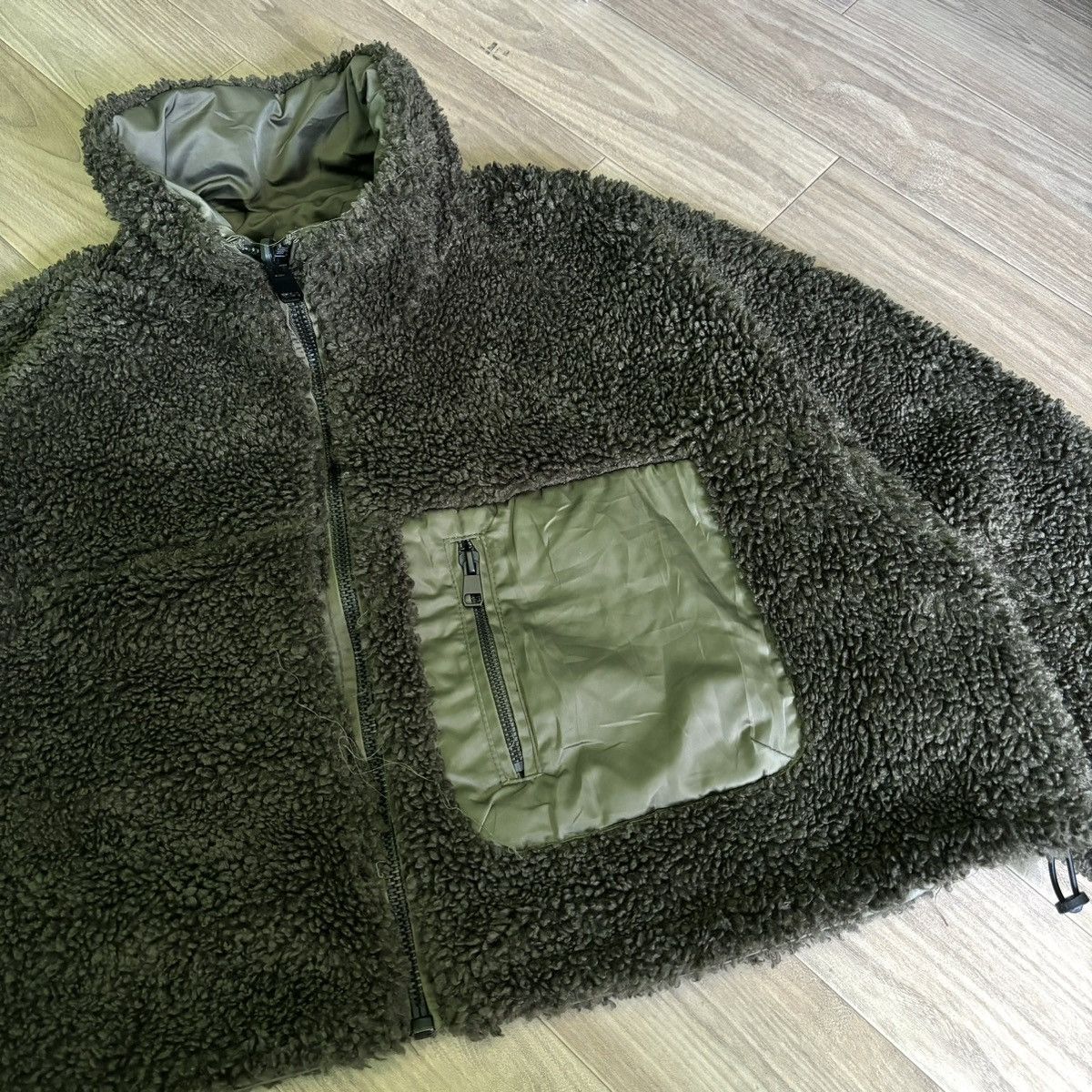14th Addiction × If Six Was Nine × Le Grande Bleu (L.G.B.) Zara Ifsixwasnine LGB Style furfauxfur jacket Y2K Size US M / EU 48-50 / 2 - 2 Thumbnail