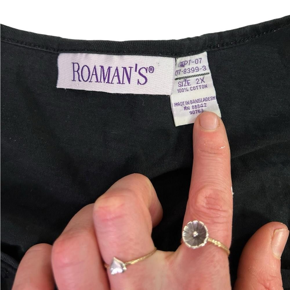 Designer Roaman’s l Bundle of 4 Tops Size 2X Size XXL / US 16-18 / IT 52-54 - 5 Thumbnail