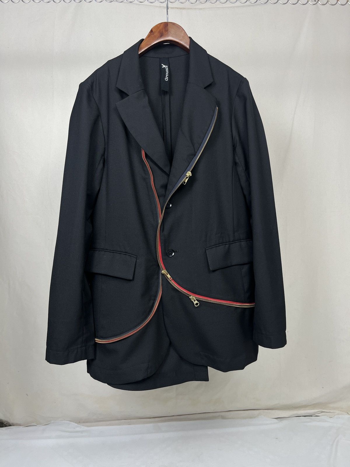 Ground Y Yohji YamamotoGround Y 18SS Zippers Jacket Size 48S - 1 Thumbnail