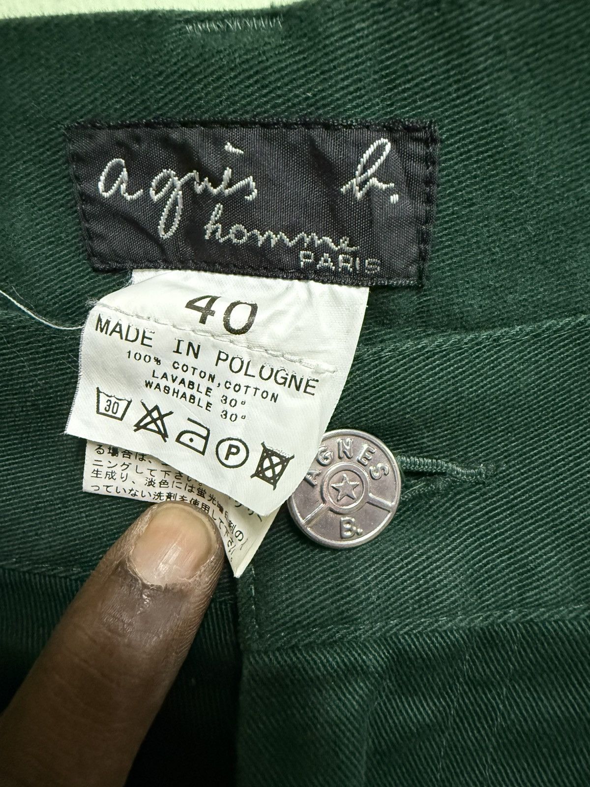agnes b. Vintage Agnes B Casual Pants Size US 32 / EU 48 - 4 Thumbnail