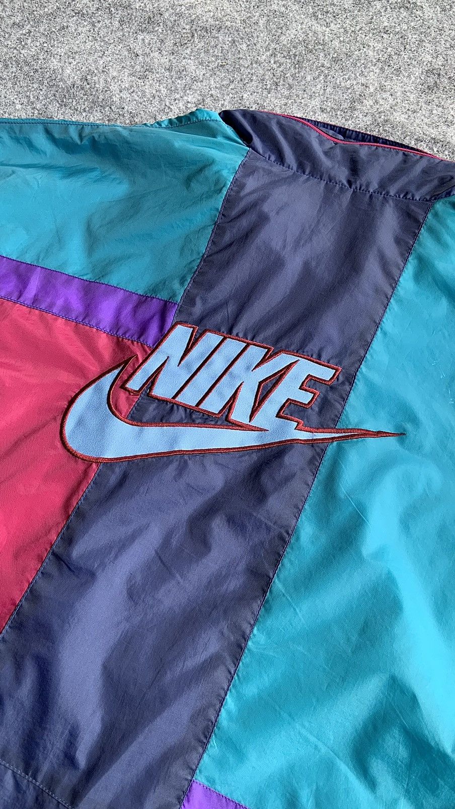 Nike × Vintage Vintage Nike Colourblock 3 Tone Big Logo Size US XXL / EU 58 / 5 - 5 Thumbnail