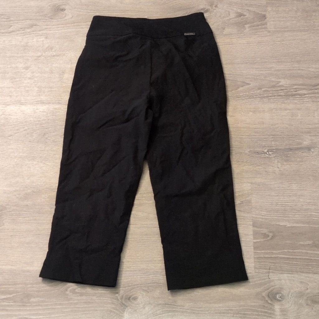 Joseph Ribkoff Joseph Ribkoff Black Capri Pull On Pants Size 6 Size 28" / US 6 / IT 42 - 4 Thumbnail