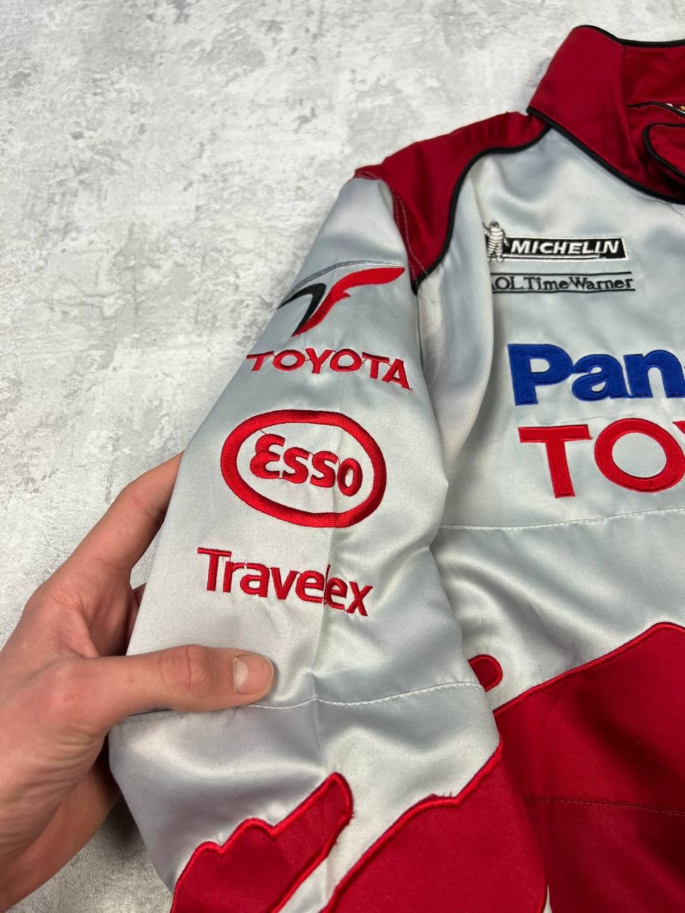 Vintage Vintage Toyota Panasonic Red Racing Jacket Size US M / EU 48-50 / 2 - 7 Thumbnail