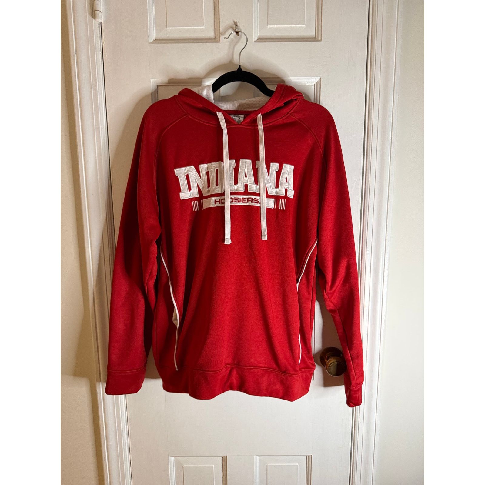 Nike Men's Indiana Hoosiers Hoodie with front pocket - Medium Size US M / EU 48-50 / 2 - 1 Thumbnail