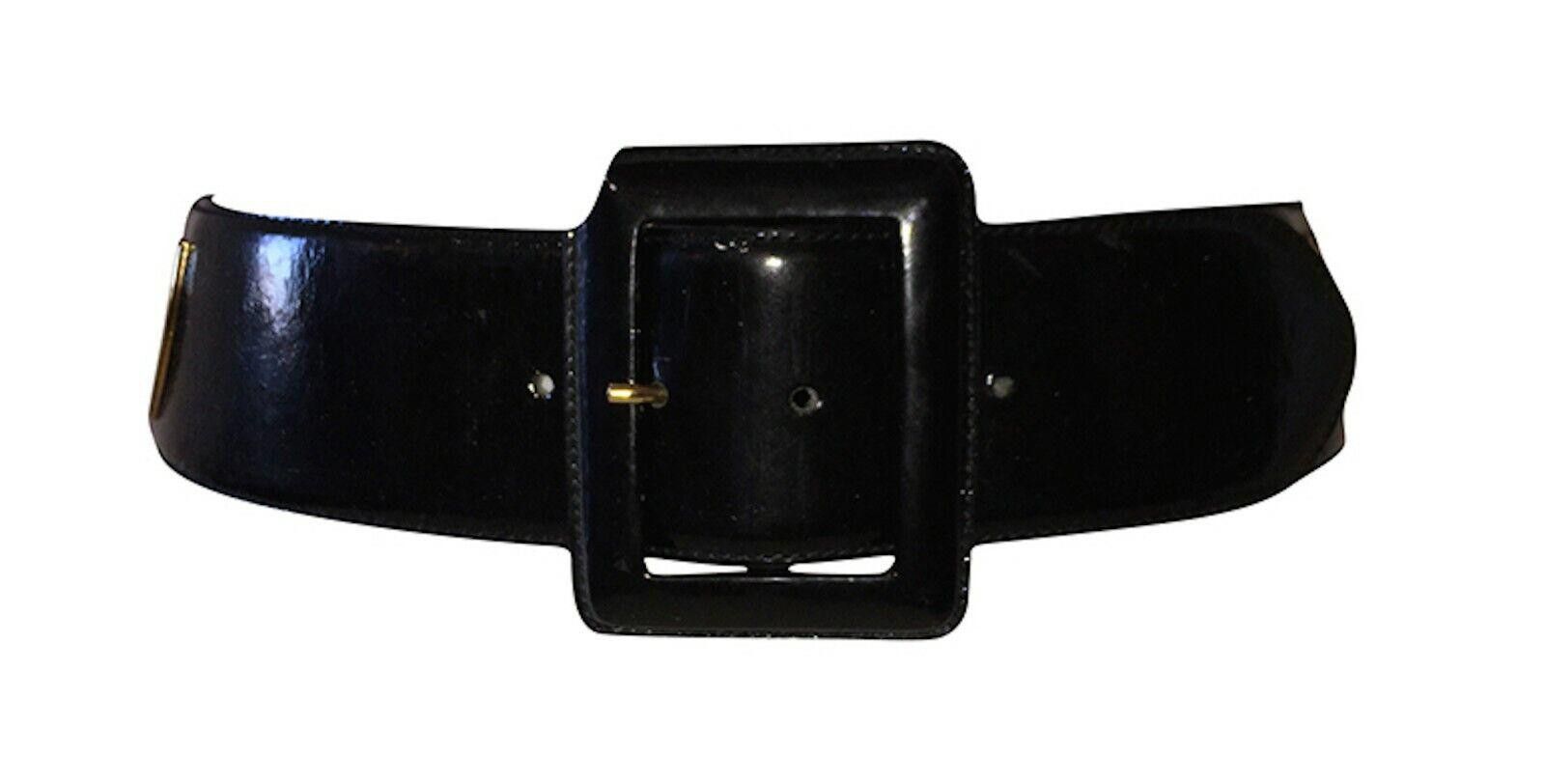 Paloma Picasso Leather Shield Belt