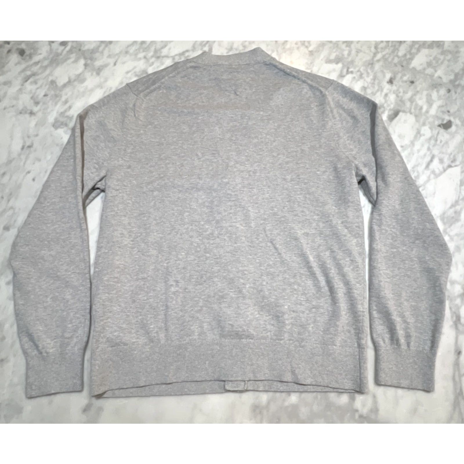 Tommy Hilfiger Tommy Hilfiger Cardigan Sweater Men XL Button Grey Cotton Preppy Dad NWT Size US XL / EU 56 / 4 - 4 Thumbnail