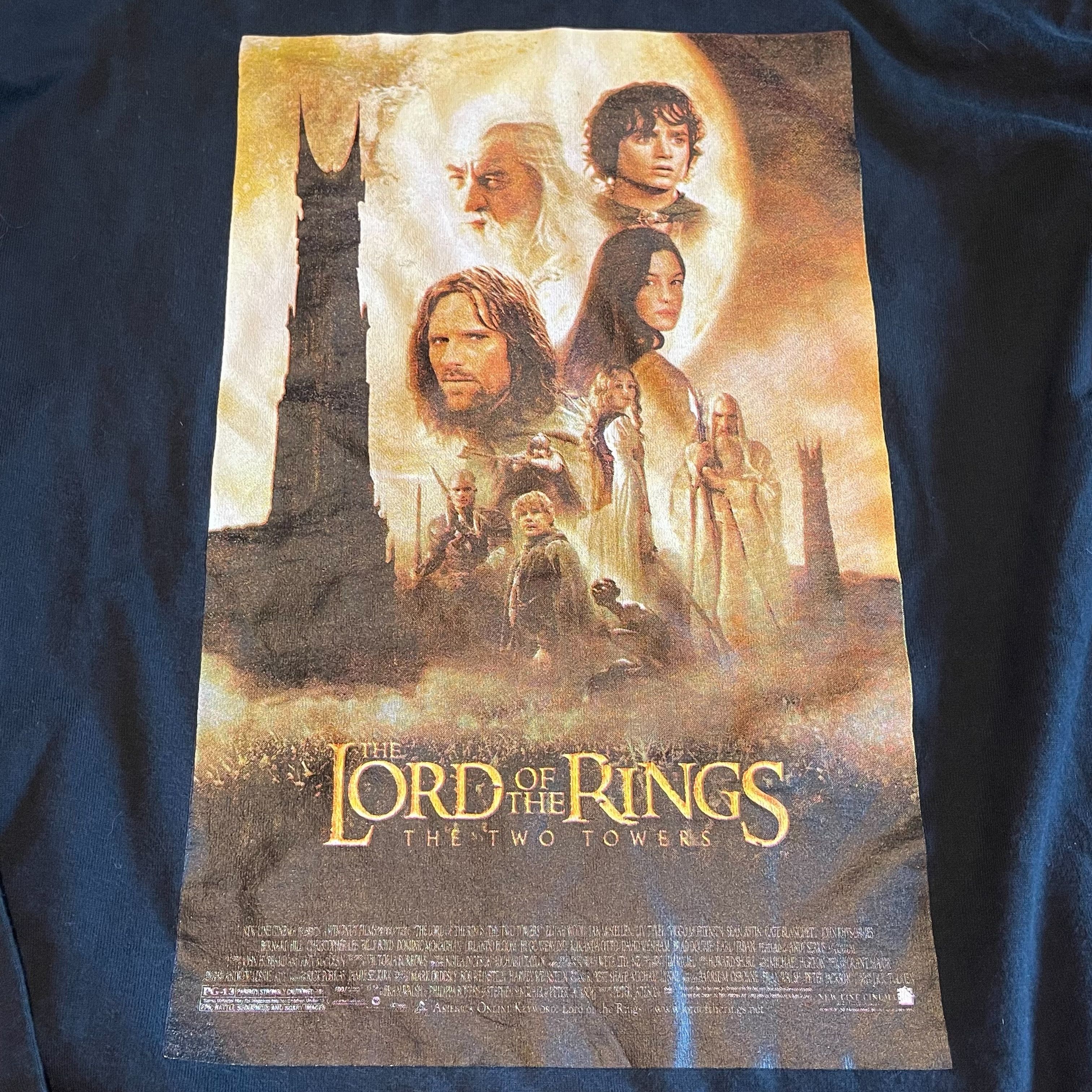 Japanese Brand × Vintage Vintage The Lord of the rings The two tower promo tee Size M / US 6-8 / IT 42-44 - 3 Thumbnail