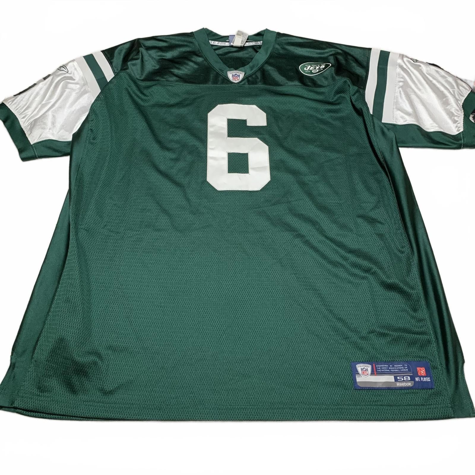 Reebok Reebok New York Jets Mark Sanchez #6 Jersey Sz 58 NFL Size US M / EU 48-50 / 2 - 1 Thumbnail