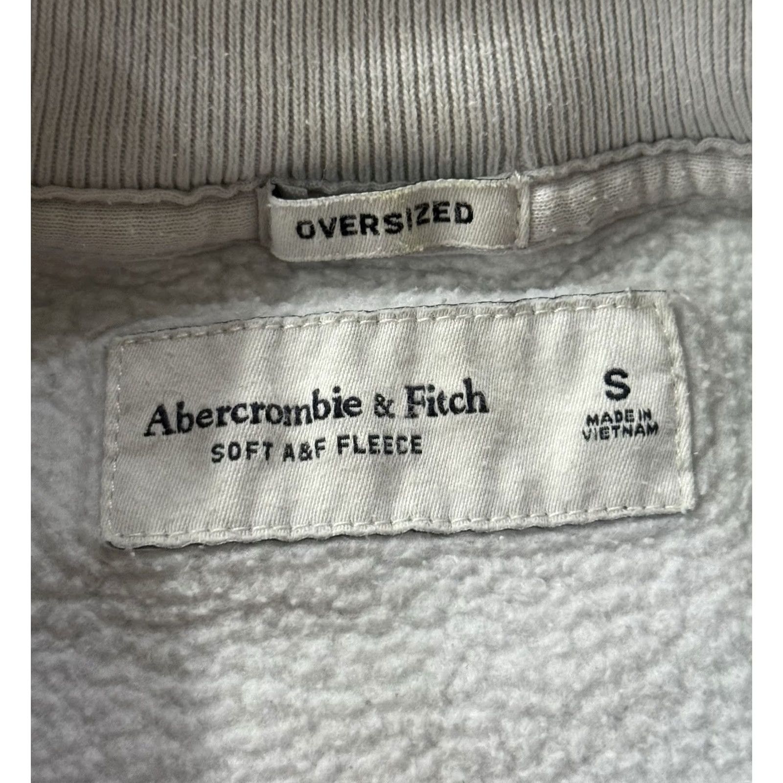 Abercrombie & Fitch Abercrombie & Fitch Great Smoky Mountains Oversized Crewneck Sweatshirt S Gray Cotton Fleece Moose Logo Vintage No Size US S / EU 44-46 / 1 - 6 Thumbnail