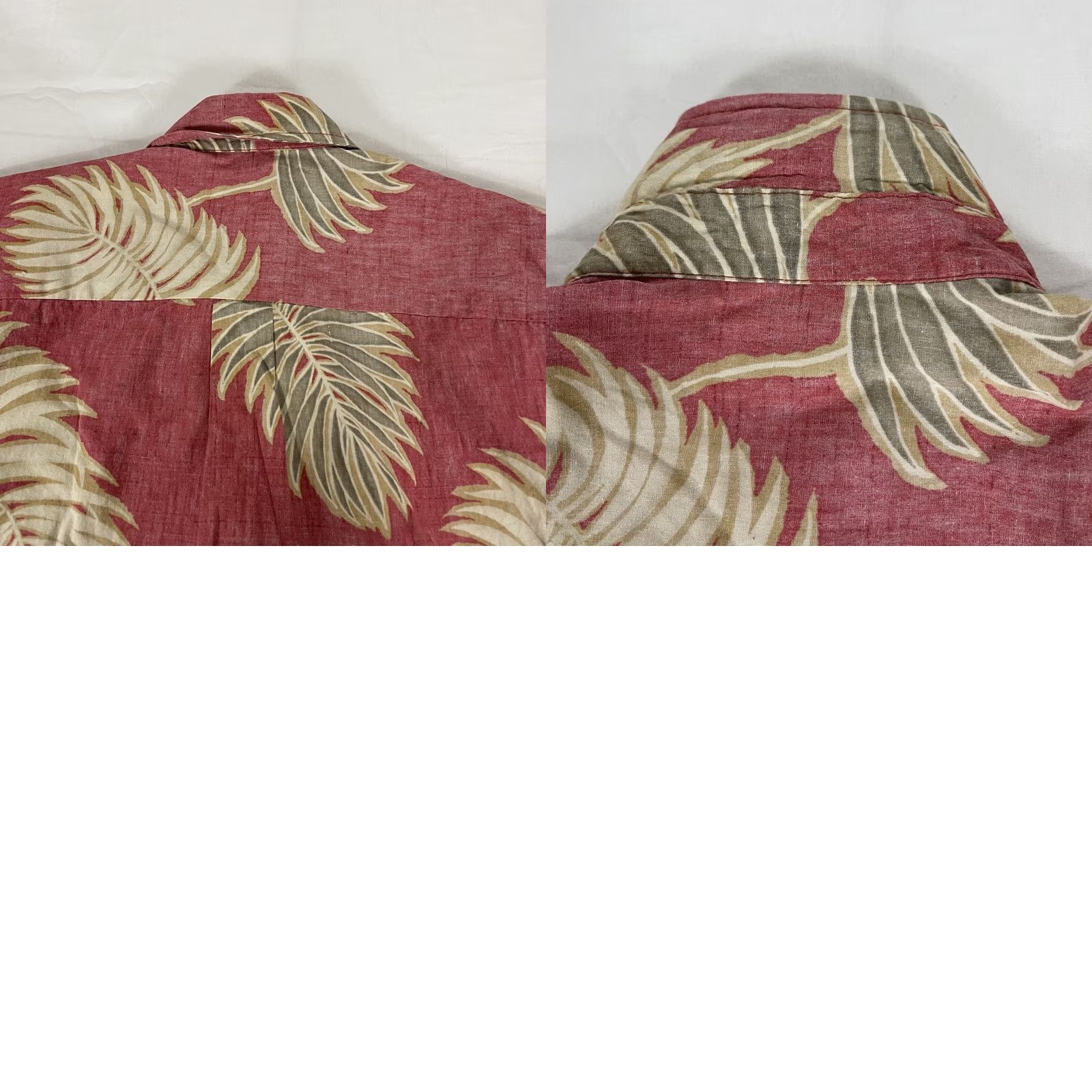 Tori Richard Tori Richard Shirt Mens L Pink Men Honolulu Hawaiian Button AOP Leaf Floral Size US L / EU 52-54 / 3 - 9 Thumbnail