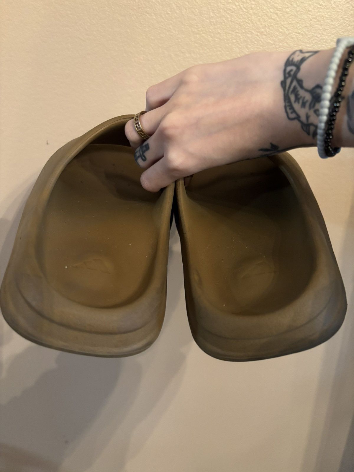 Yeezy Adidas Yeezy Slides 'Ochre' Size US 7 / EU 40 - 4 Thumbnail