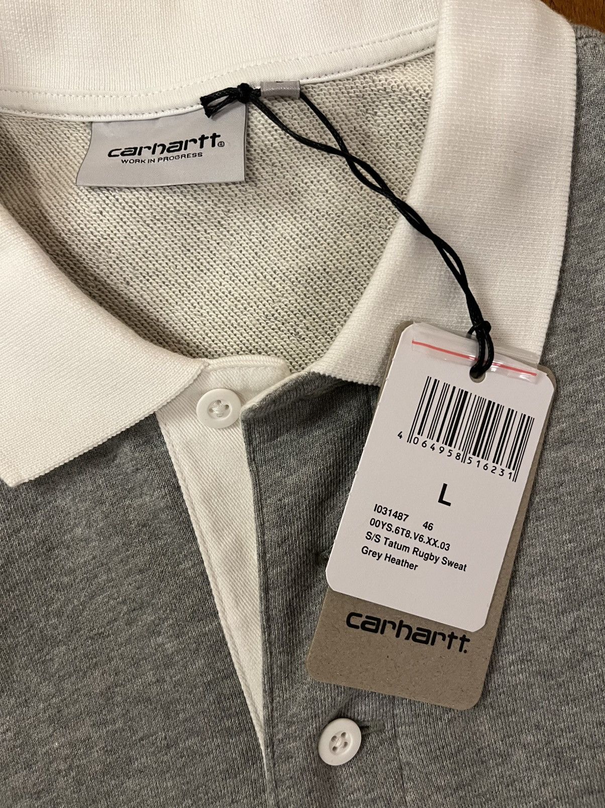 Carhartt Wip Carhartt WIP Tatum Rugby Sweat (Polo) Size US L / EU 52-54 / 3 - 3 Thumbnail