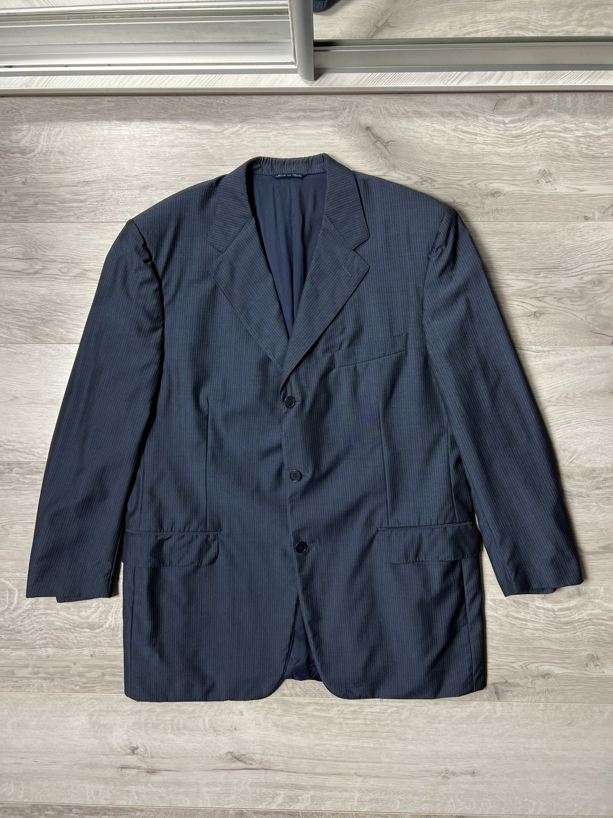 Canali Canali Wool Striped Blazer Size 56R / 46R Size 46R - 2 Thumbnail