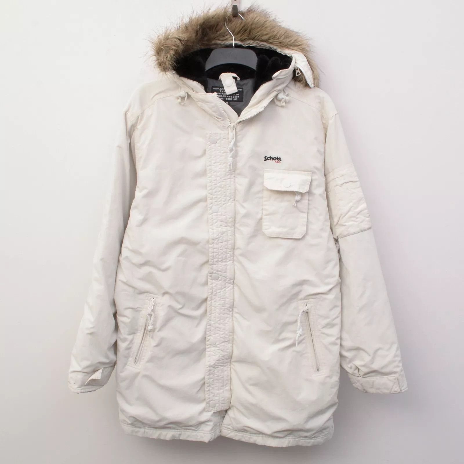 Schott NYC Women's M Parka Jacket Coat Outdoor US 8 Overcoat Parka Size M / US 6-8 / IT 42-44 - 1 Thumbnail
