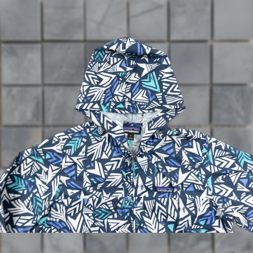 Patagonia Patagonia Jacket Womens Small Blue Windbreaker Hooded Full Zip Light & Variable Hoody Outdoors Size S / US 4 / IT 40 - 1 Thumbnail