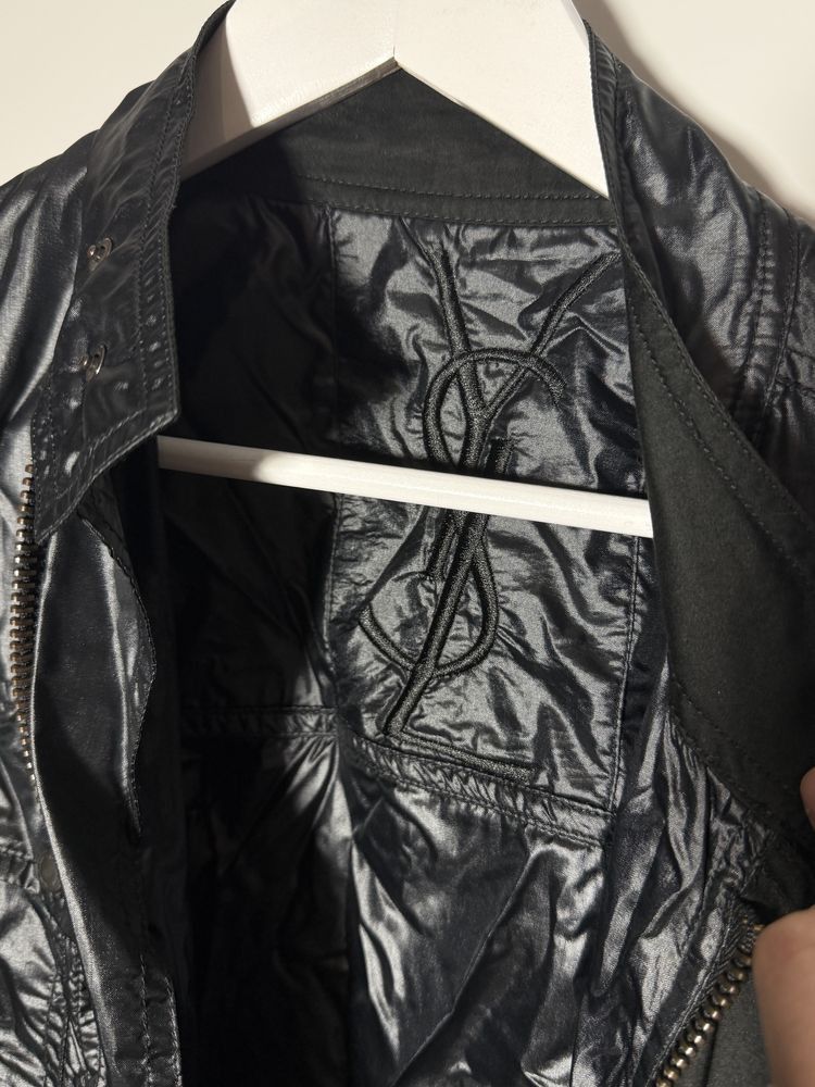 Yves Saint Laurent Yves Saint Laurent Rive Gauche Hedi Slimane Nylon Jacket Size US M / EU 48-50 / 2 - 2 Thumbnail