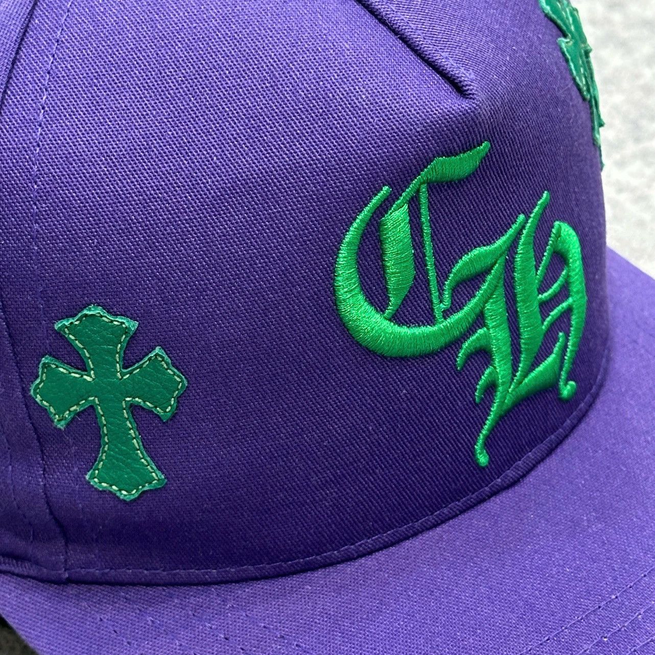 Chrome Hearts Chrome Hearts Baseball Cap Cotton x Polyester purple Size ONE SIZE - 3 Thumbnail