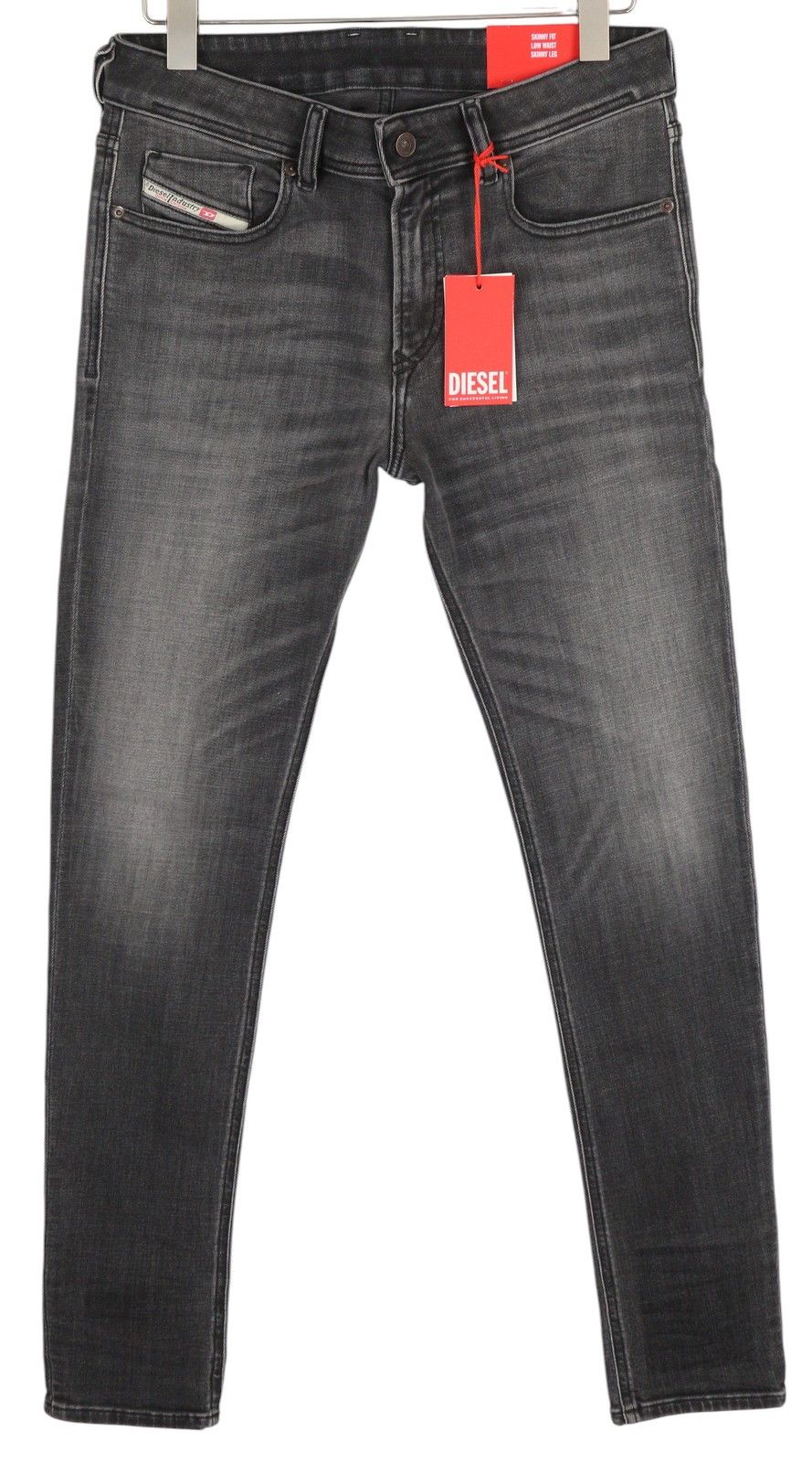 Diesel 1979 SLEENKER 0EIAG W31/L32 Skinny Low Waist Jeans 40916 Size US 31 - 2 Thumbnail