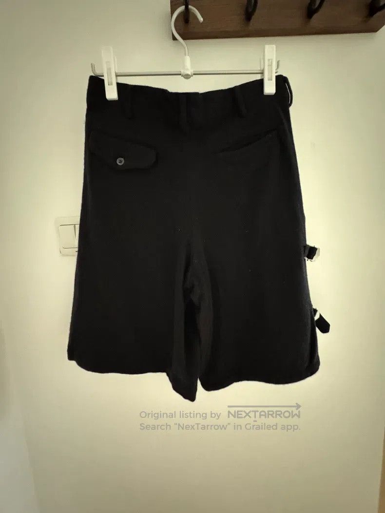 Comme des Garcons Comme Des Garcons size XS Black, Wool Five-Quarter Pants Size 23" - 3 Thumbnail