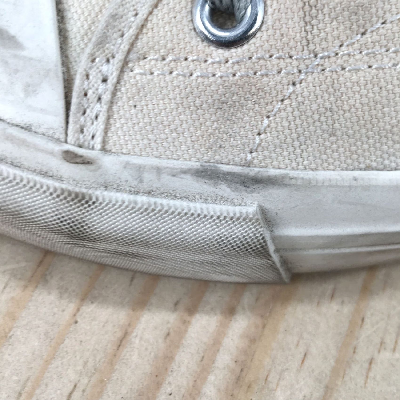 H&M H&M Shoes Womens 9 Mens 7.5 Casual Sneakes White Canvas Lace Up Low Top Comfort Size M / US 6-8 / IT 42-44 - 3 Thumbnail