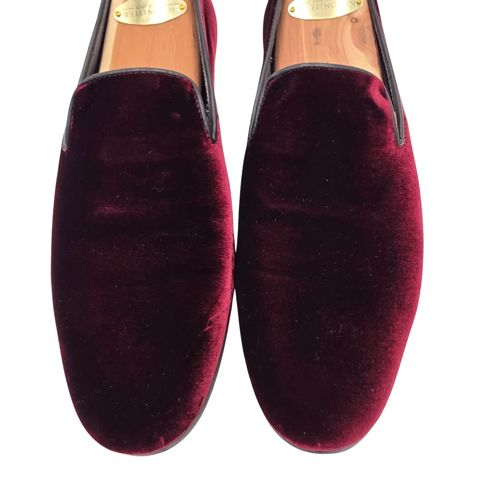 To Boot New York Italy To Boot Adam Derrick Mens 8M Garnet Red Velvet Dress S Size US 8 / EU 41 - 2 Thumbnail